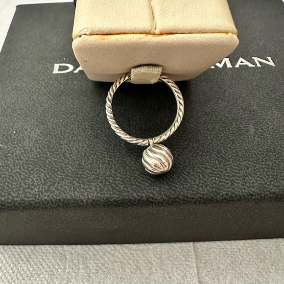 💯 Authentic David Yurman Element collection 925 solid ball ring. - Picture 2 of 5